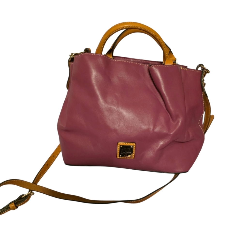 Dooney & Bourke Barlow Sarchel Bag In Wine with strap